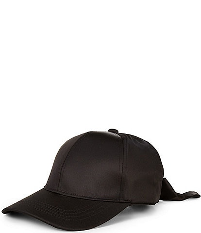 Anna & Ava Satin Tie Back Baseball Cap