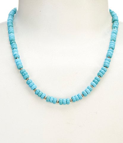 Anna & Ava Semi Precious Beaded Collar Necklace