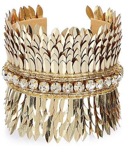 Anna & Ava Sequin Stone Statement Cuff Bracelet