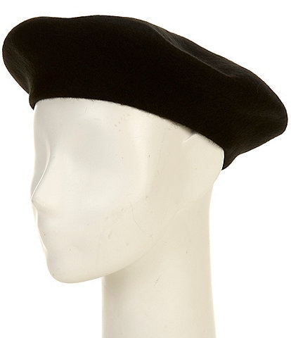 Anna & Ava Solid Basic Beret Hat