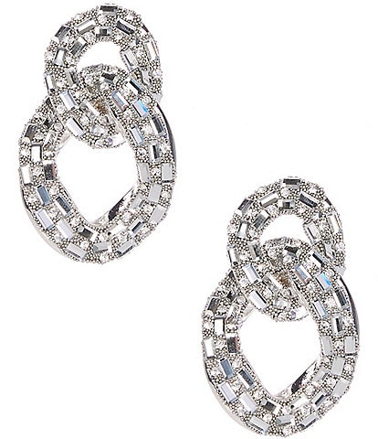 Anna & Ava Stone Link Orbital Drop Earrings