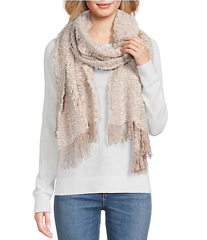 Anna & Ava Textured Two Tone Scarf Wrap