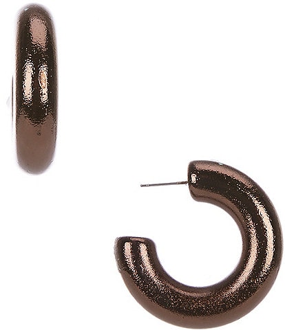 Anna & Ava Thick Textured Hoop Earrings