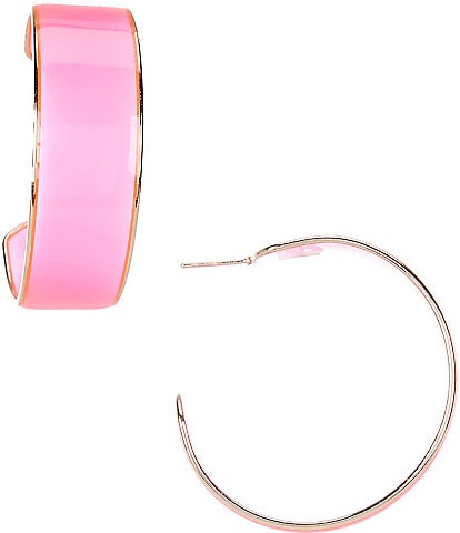 Anna & Ava Translucent Resin Hoop Earrings