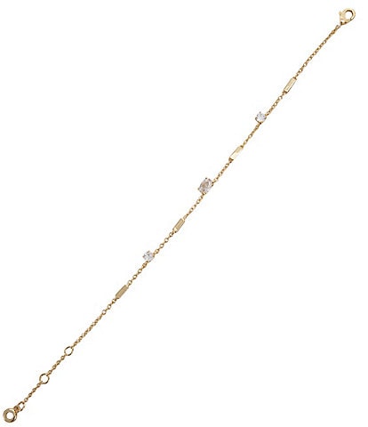 Anna & Ava Waterproof Bar & Stone Line Bracelet