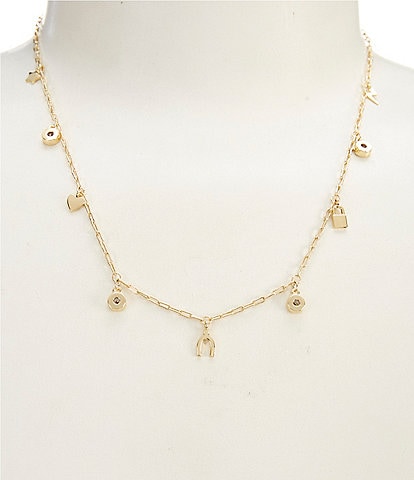 Anna & Ava Waterproof Delicate Charm Chain Necklace
