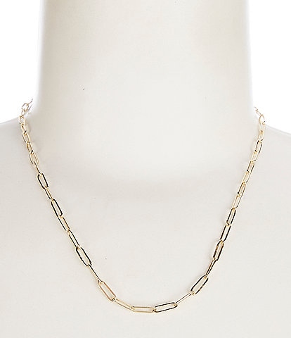 Anna & Ava Waterproof Delicate Paperclip Chain Necklace