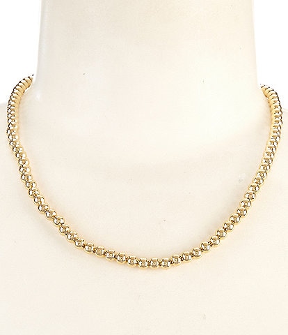 Anna & Ava Waterproof Gold Beaded Collar Necklace