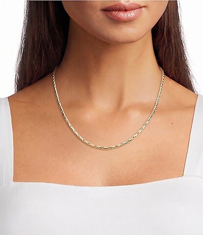 Anna & Ava Waterproof Skinny Link Chain Necklace