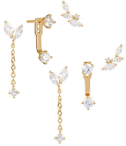 Anna & Ava Waterproof Stone Stud Earring Set