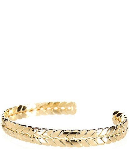 Anna & Ava Waterproof Textured Cuff Bracelet