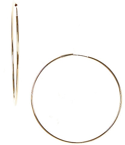 Anna & Ava Waterproof Thin Large Hoop Earrings