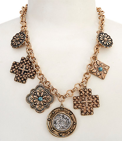 Anna & Ava Western Charm Statement Necklace