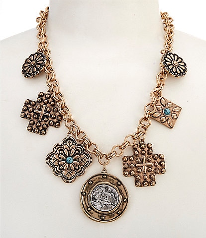 Anna & Ava Western Charm Statement Necklace