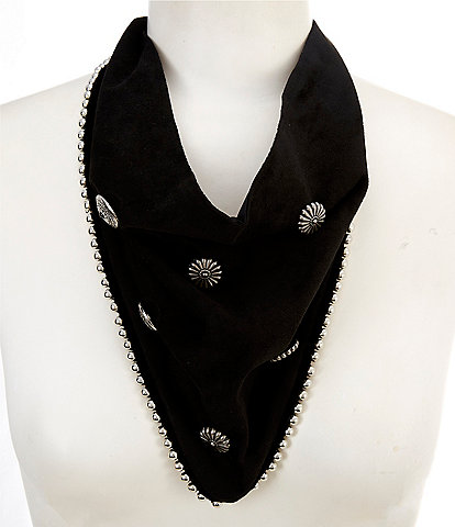 Anna & Ava Western Embellished Scarf Statement Necklace