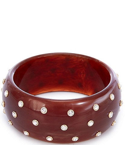 Anna & Ava Wood Stone Sud Bangle Bracelet