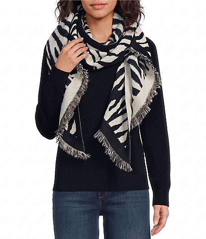Anna & Ava Zebra Print Scarf Wrap