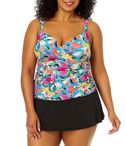 underwire swimsuits: Women's Plus-Size Swimsuits & Cover-Ups