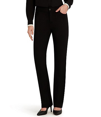 Anne Klein Compression Knit Flare Leg Pants
