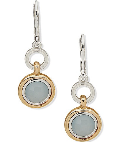 Anne Klein Opal Double Drop Earrings