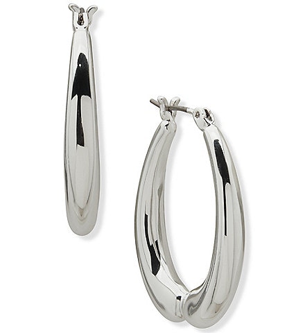 Anne Klein Puffy Arch Hoop Earrings
