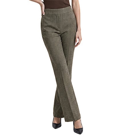 Anne Klein Pull-On Twill Straight Leg Pants