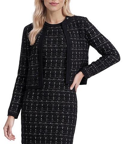 Anne Klein Tweed Coordinating Shrug