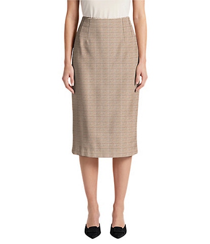 Anne Klein Woven Midi Skirt