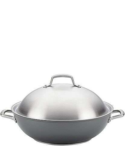 Anolon Accolade Hard-Anodized Precision Forge 13.5#double; Covered Wok