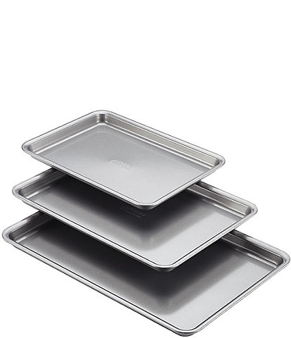 Anolon Nonstick Bakeware 3-Piece Gray Cookie Pan Set