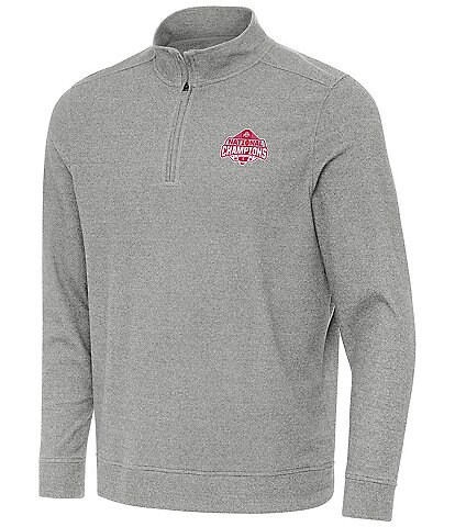 Antigua 2024 College Football Playoff National Champions Ohio State Buckeyes Subtle Quarter-Zip Pullover