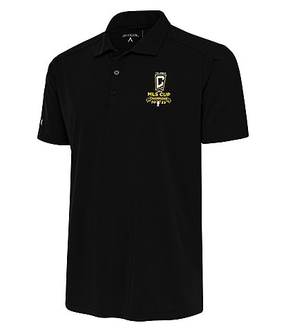Antigua Columbus Crew 2023 MLS Cup Champions Tribute Short Sleeve Polo Shirt