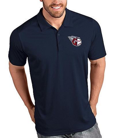 Antigua MLB Cleveland Guardians Tribute Short-Sleeve Polo Shirt