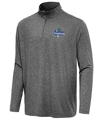 Antigua MLB Los Angeles Dodgers 2024 World Series Champions Hunk Quarter-Zip Pullover