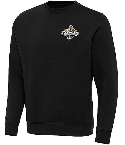 Antigua MLB Milwaukee Brewers 2026 World Series Champions Victory Crew Pullover
