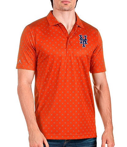 Antigua MLB New York Mets Spark Short-Sleeve Polo Shirt