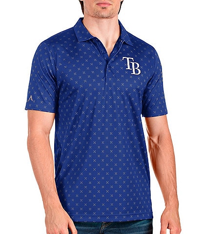 Antigua MLB Tampa Bay Rays Spark Short-Sleeve Polo Shirt