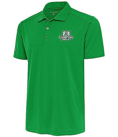 Antigua NBA Boston Celtics 2024 World Champions Tribute Short Sleeve Polo Shirt