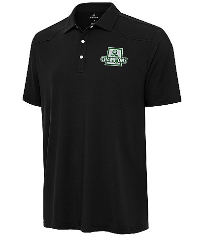 Antigua NBA Boston Celtics 2024 World Champions Western Short Sleeve Polo Shirt
