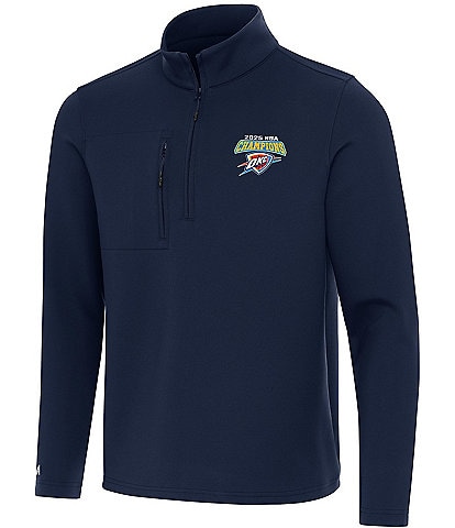 Antigua NBA Oklahoma City Thunder 2025 World Champions Insider Quarter-Zip Pullover