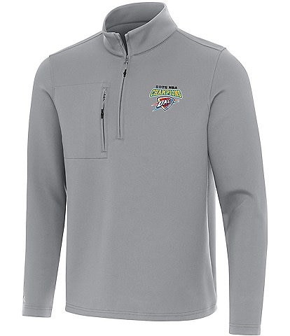 Antigua NBA Oklahoma City Thunder 2025 World Champions Insider Quarter-Zip Pullover