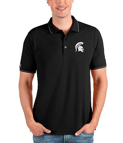 Antigua NCAA Big 10 Affluent Short-Sleeve Polo Shirt