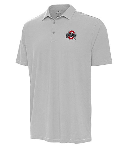 Antigua NCAA Big 10 Twine Short Sleeve Polo Shirt
