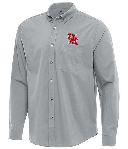 Antigua NCAA Big 12 Flight Long Sleeve Woven Shirt
