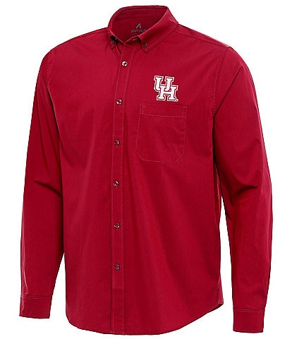 Antigua NCAA Big 12 Flight Long Sleeve Woven Shirt