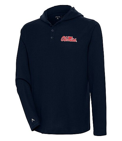 Men's Antigua Blue St. Louis Blues Glacier Quarter-Zip Pullover Jacket