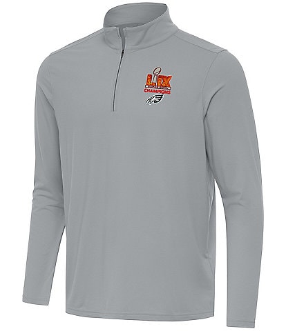 Antigua NFL Philadelphia Eagles Super Bowl 59 Champs Intent Quarter-Zip Pullover