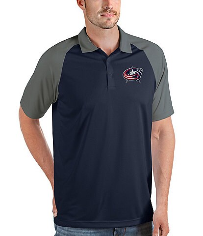 Antigua MLB Chicago Cubs Nova Short-Sleeve Colorblock Polo Shirt - S