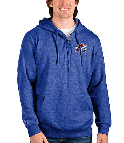 Antigua NHL Western Conference Action Quarter-Zip Hoodie