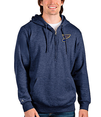 Antigua NHL Western Conference Action Quarter-Zip Hoodie